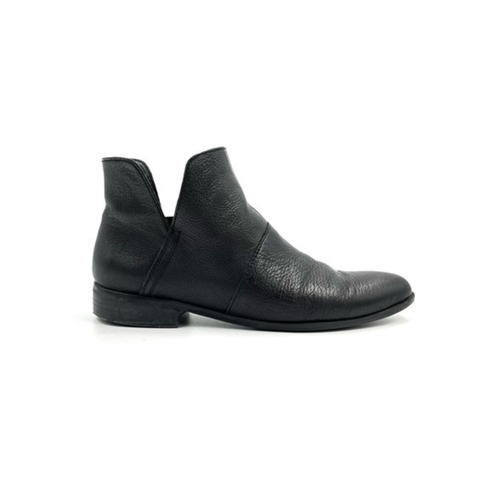 Lucky Brand Paramo Black Leather Ankle Booties Size 8
